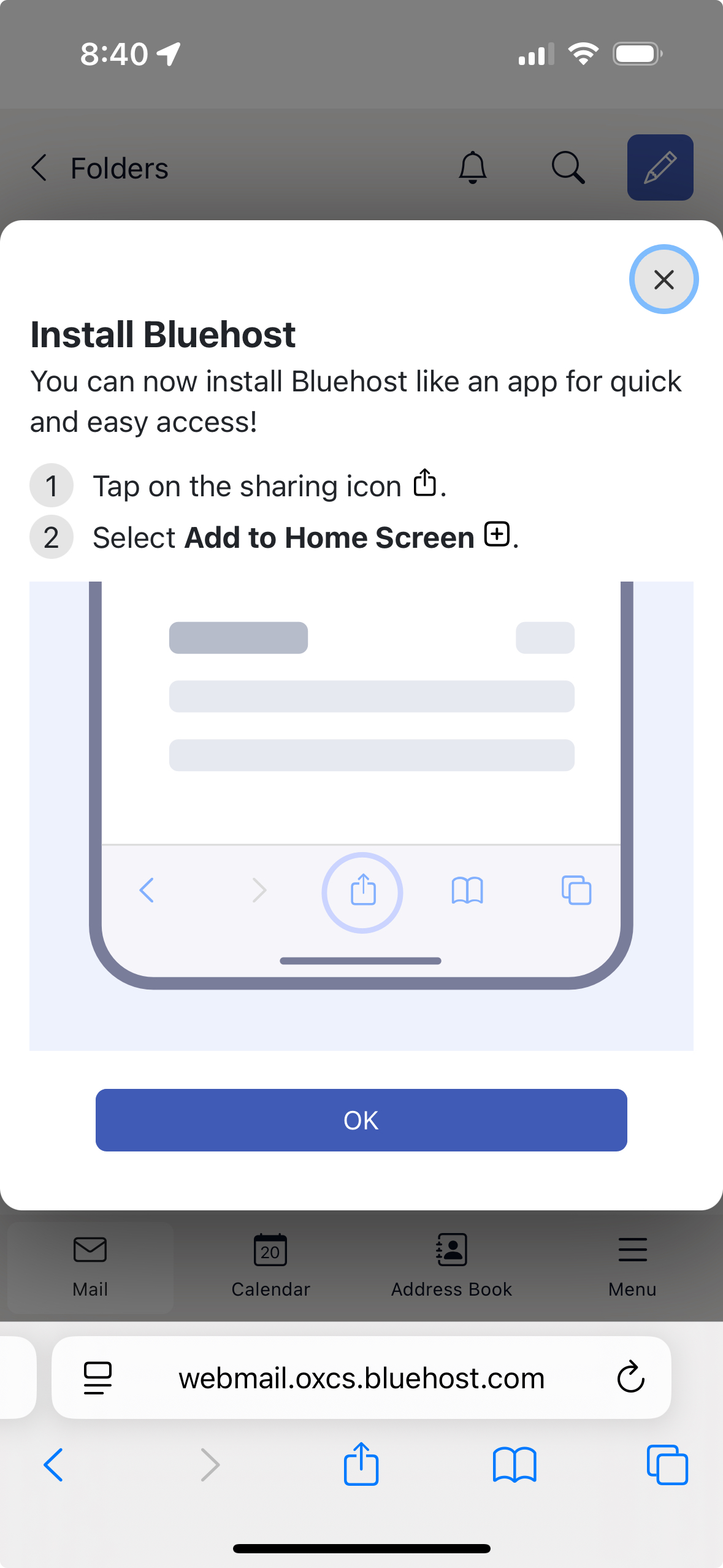 Webapp install prompt